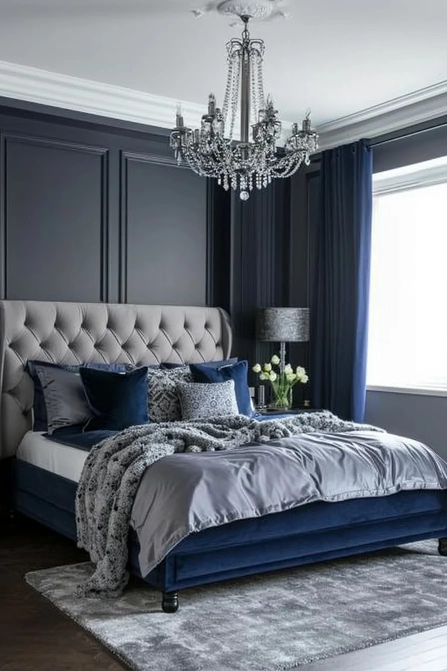 Edgy Elegance Bedroom