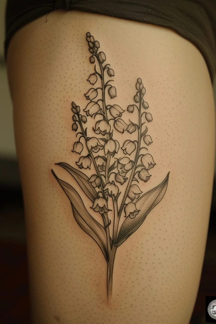 Lily of the Valley Tattoo