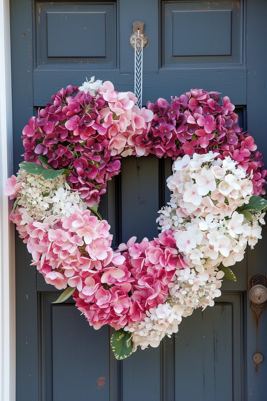 Heartfelt Hydrangea Wreath