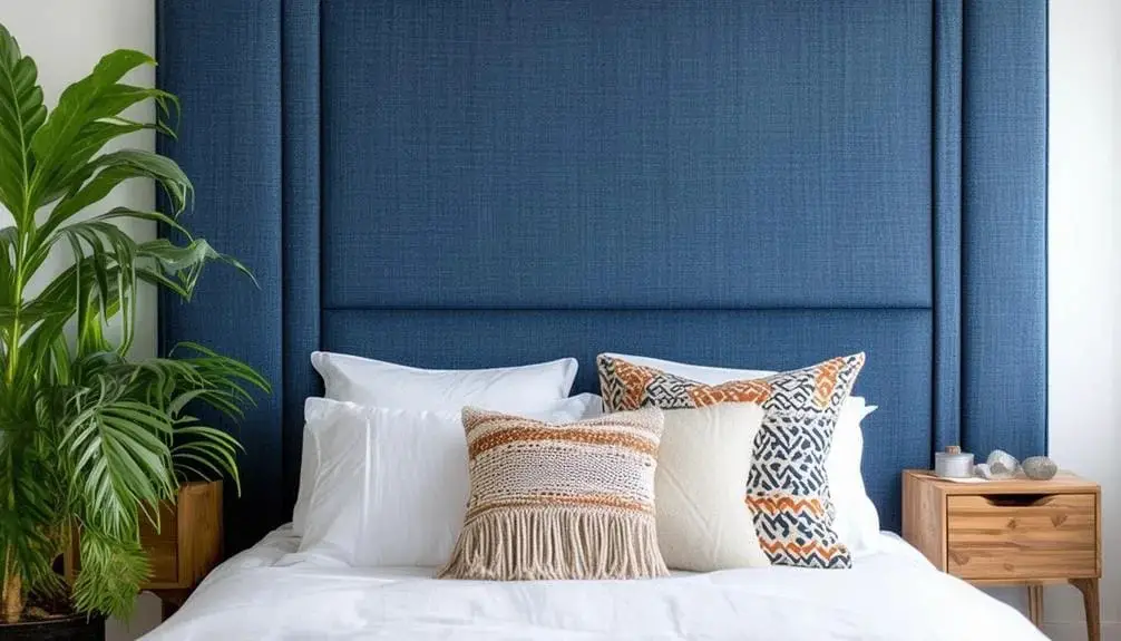 Denim Fabric Headboard