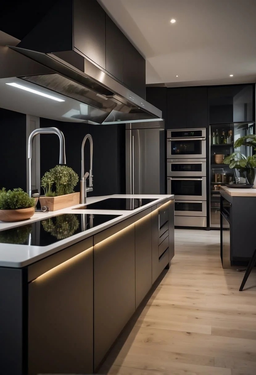 Integrate Smart Kitchen Gadgets For Efficiency In Small Galley Kitchens