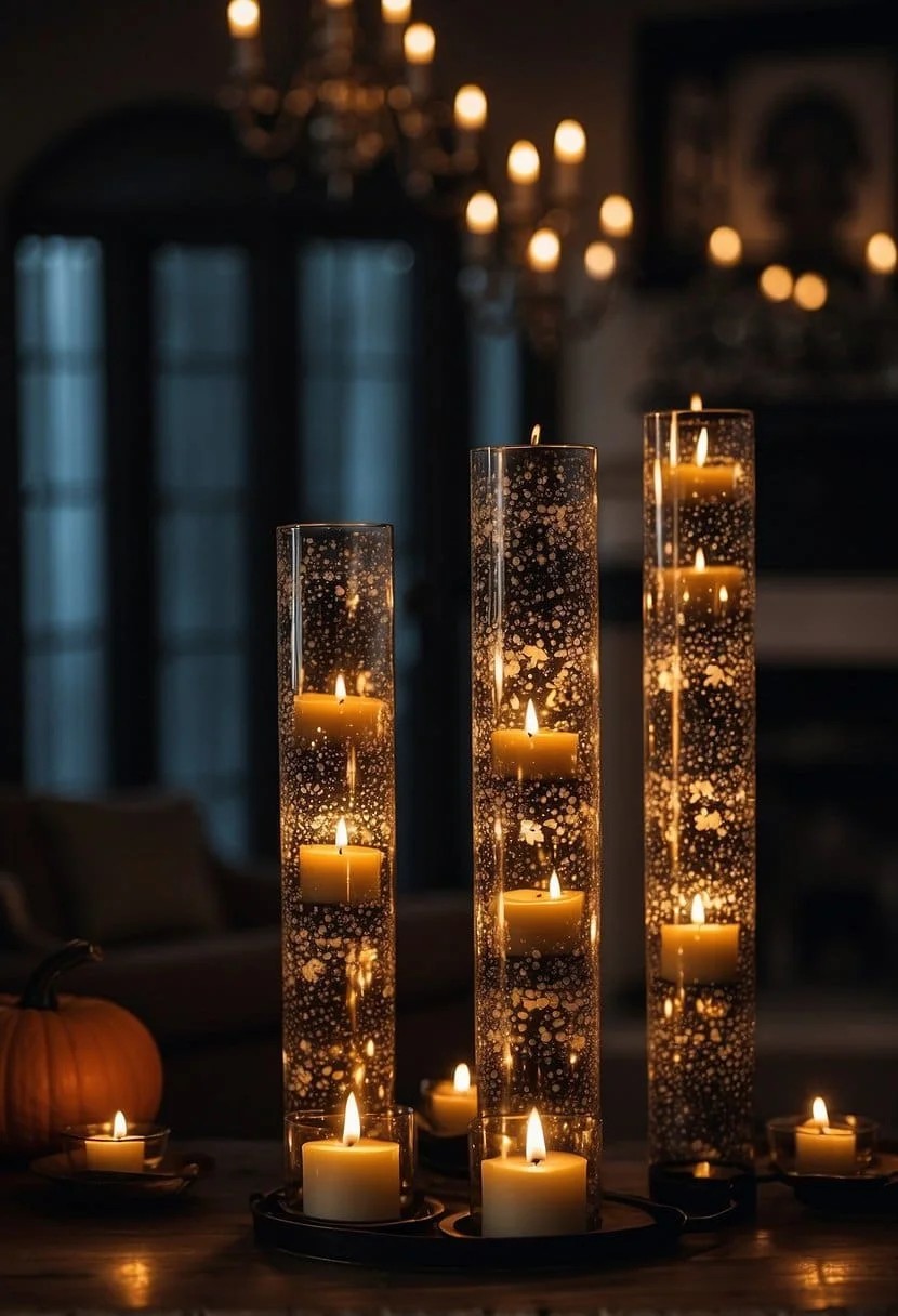 Eerie Candle Arrangements