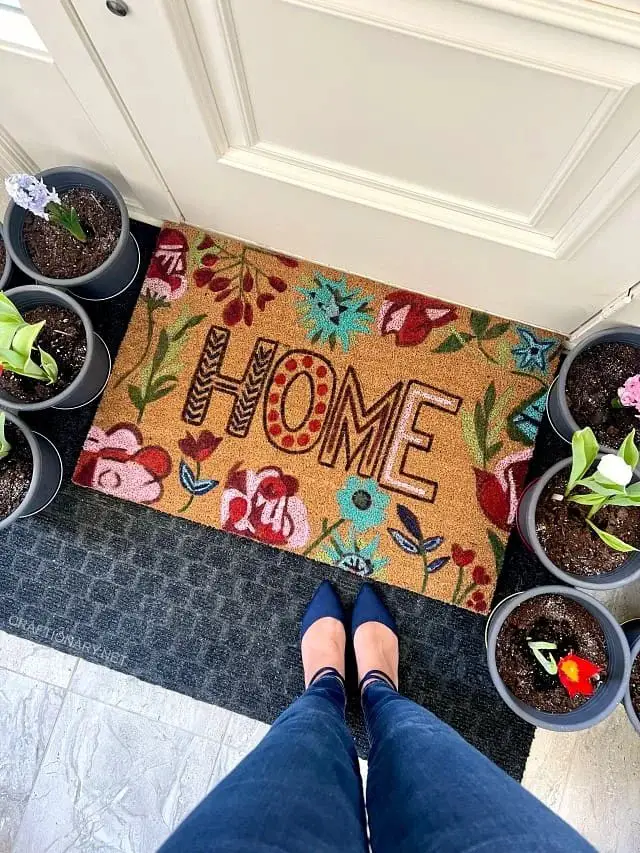 Welcoming, Colorful Doormat