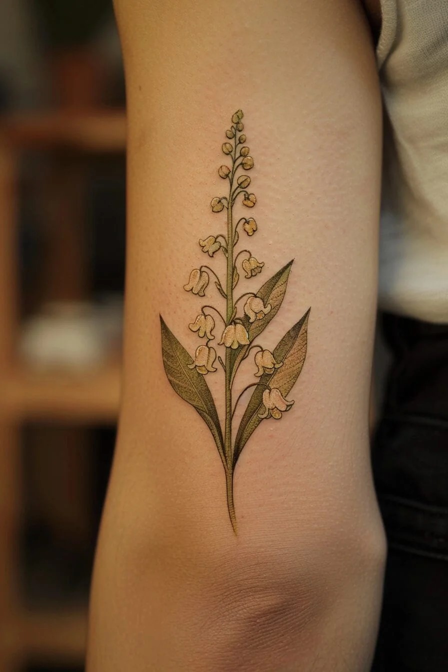 Lily of the Valley Tattoo