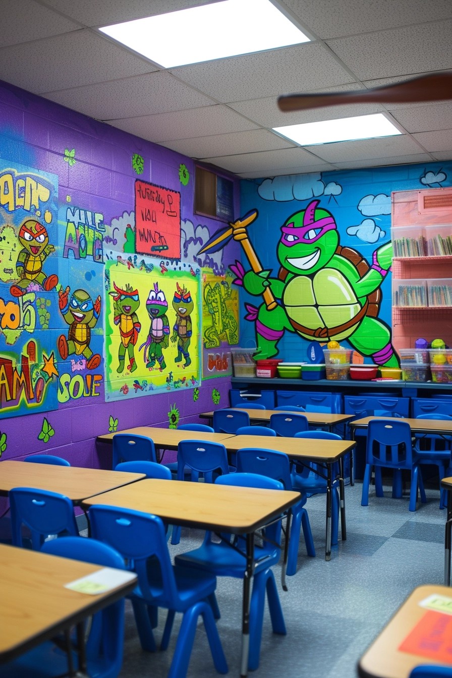 Ninja Turtles Elementary Classroom