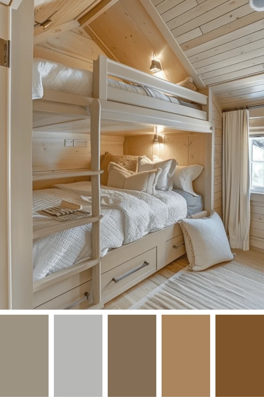 Double-Up on Sleeping Space with Built-in Bunk Beds