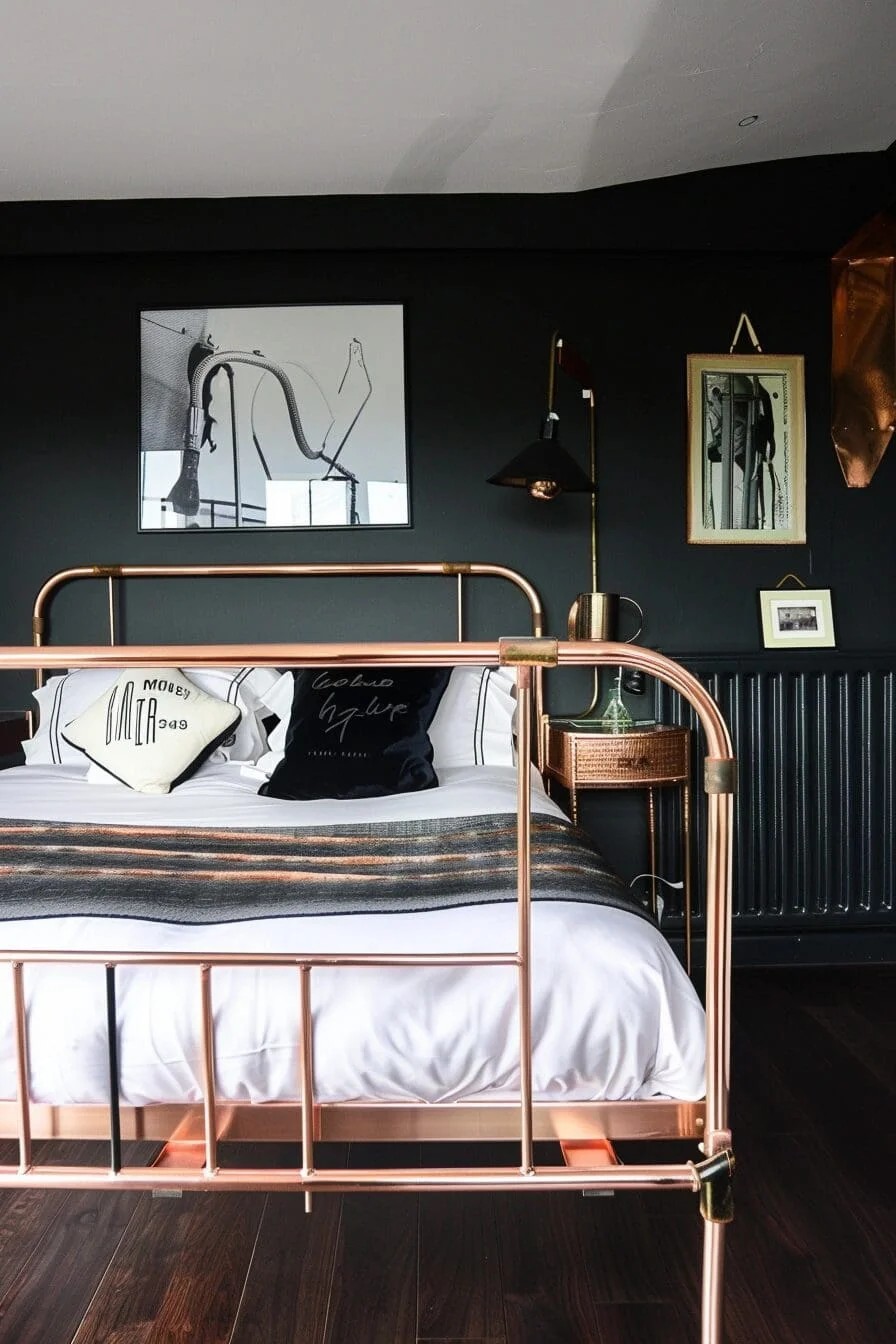 Copper Bed Frame