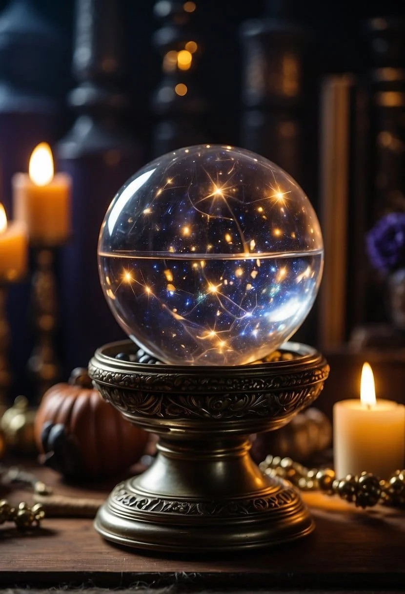 Enchanted Crystal Ball Display