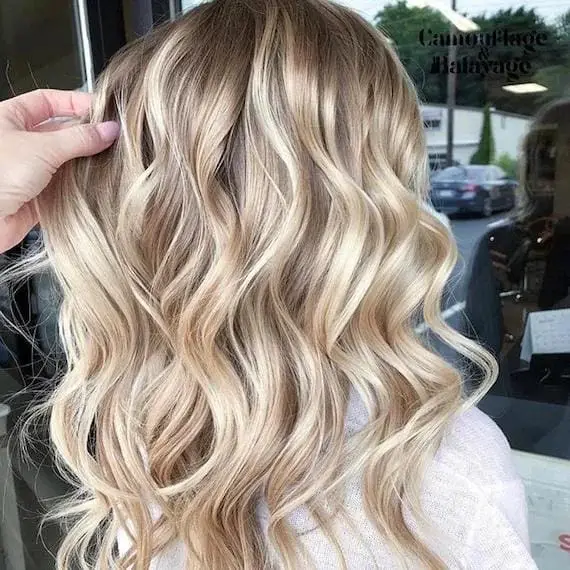 Toasted Coconut Blonde Balayage