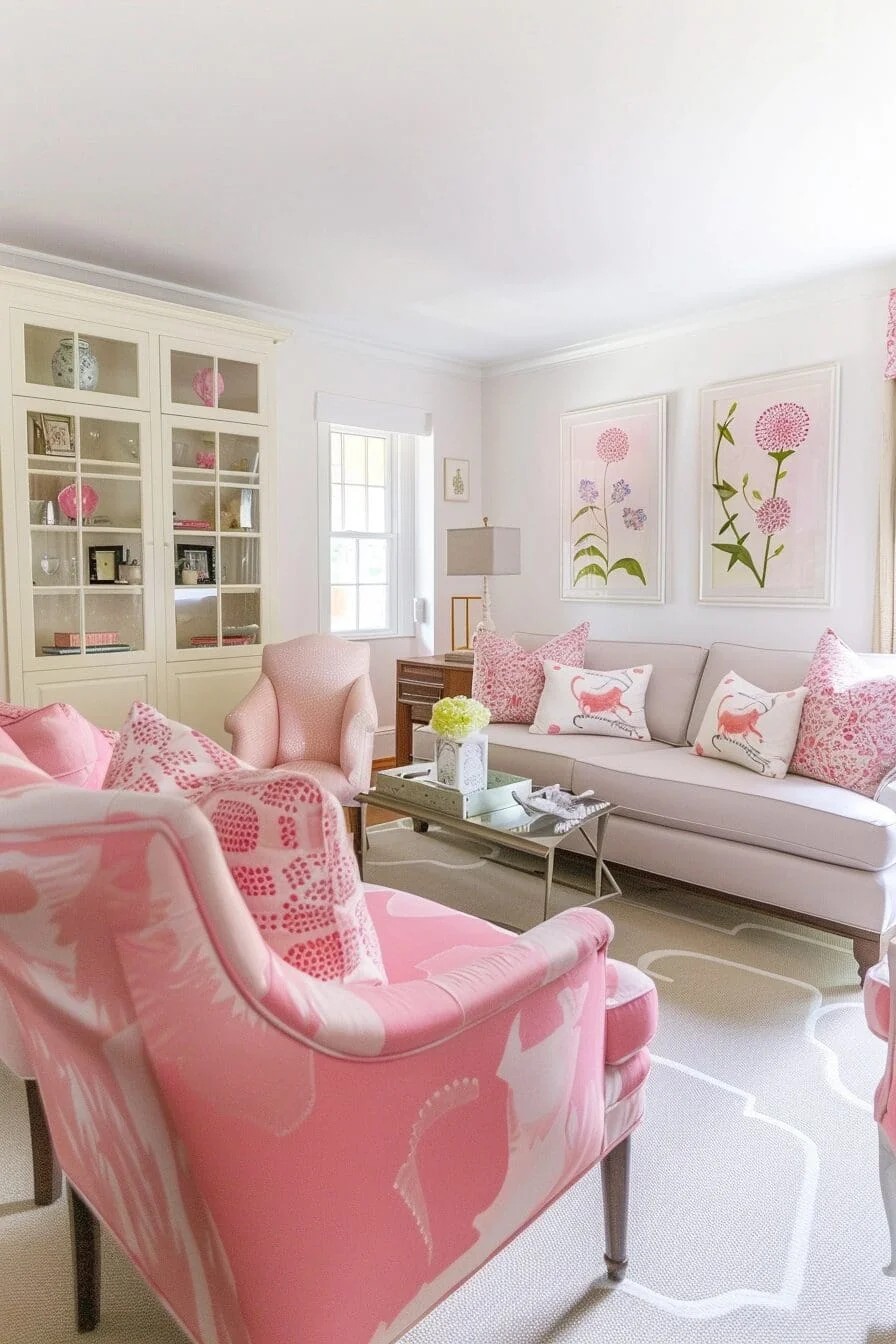 Pink Tonal Decor