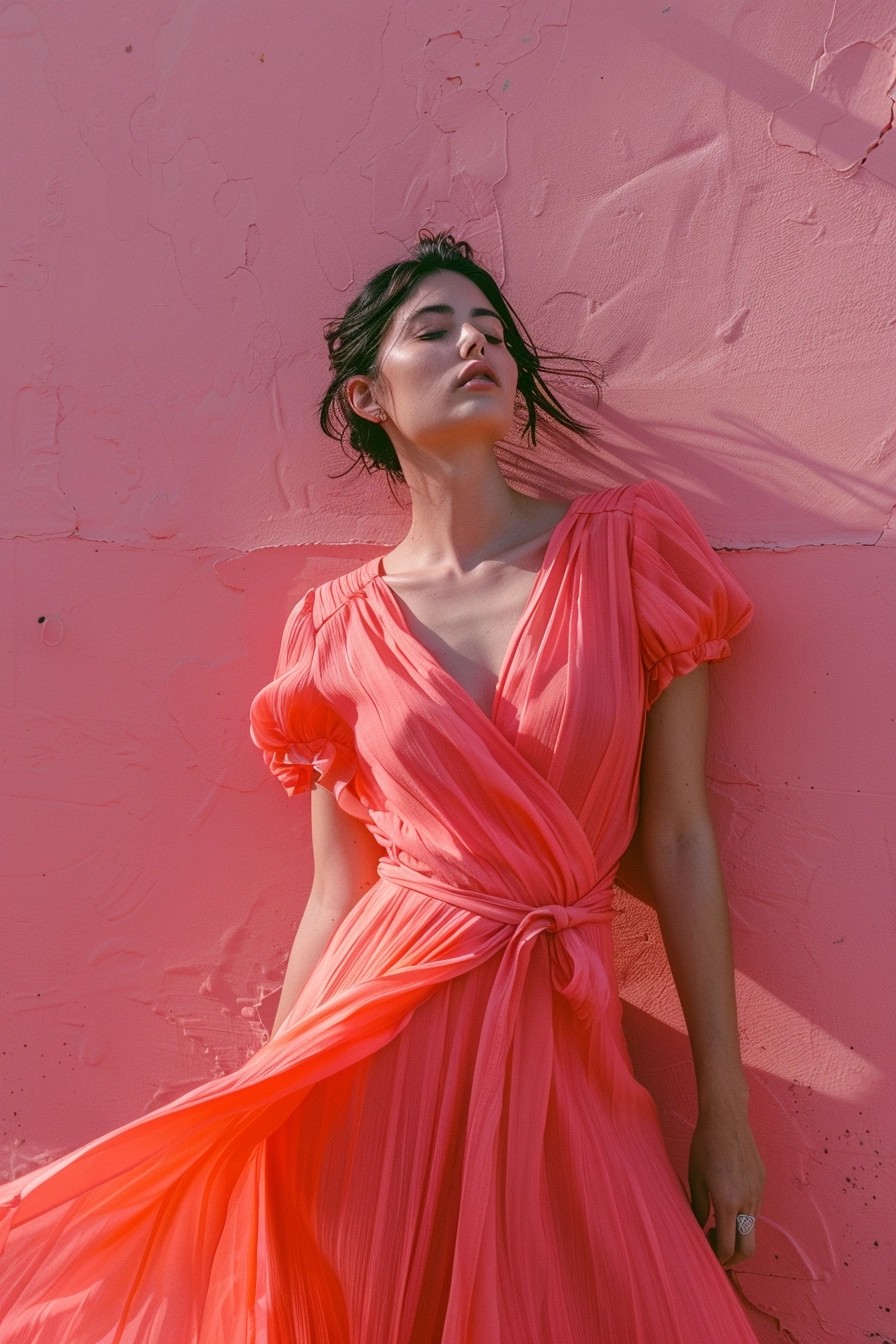 Coral Pink Dress