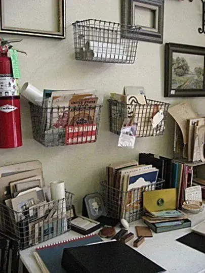 Wire Basket Storage