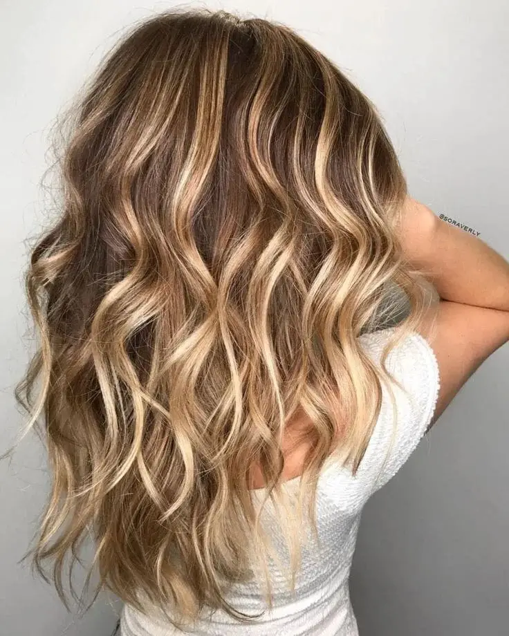 Caramel Blonde Balayage