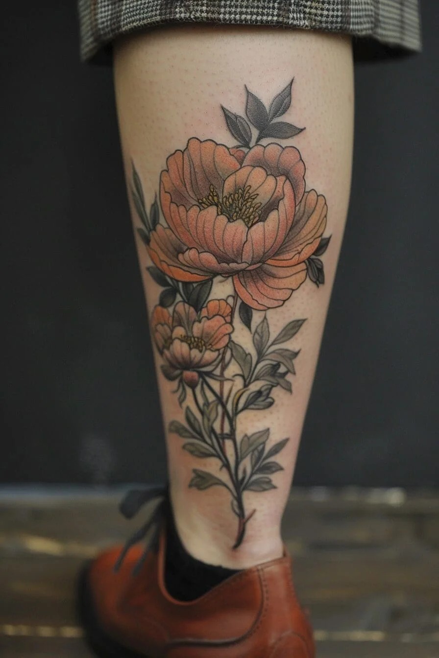 Peony Tattoo