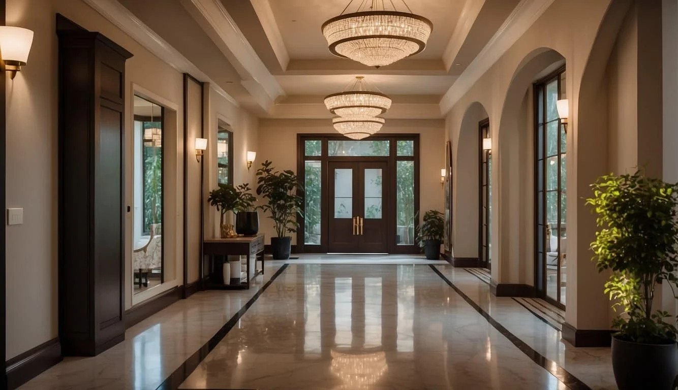 Use Statement Lighting to Brighten Your Hallway