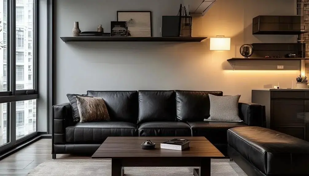 Invest in a Sleek Leather Sofa