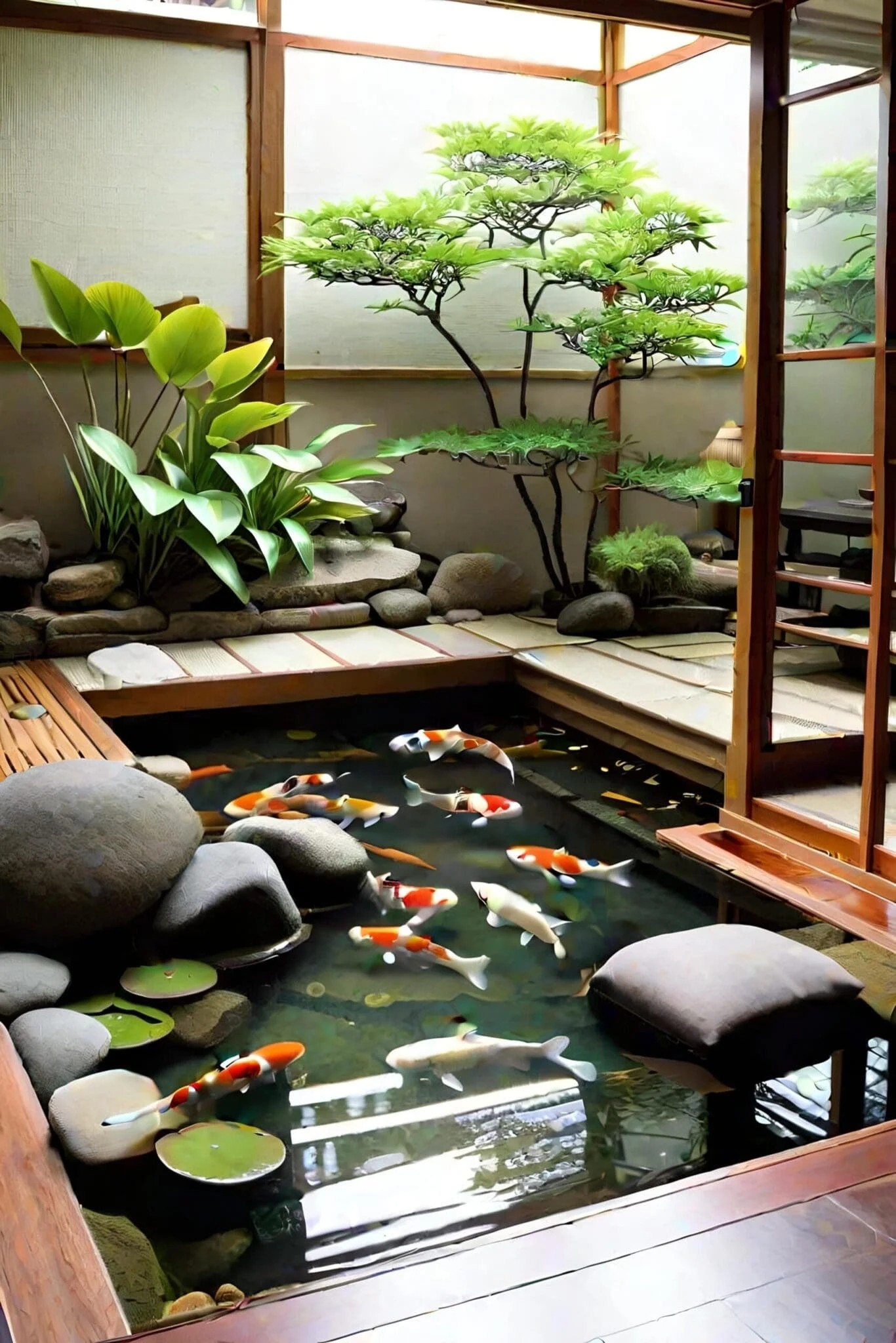 Indoor Koi Pond