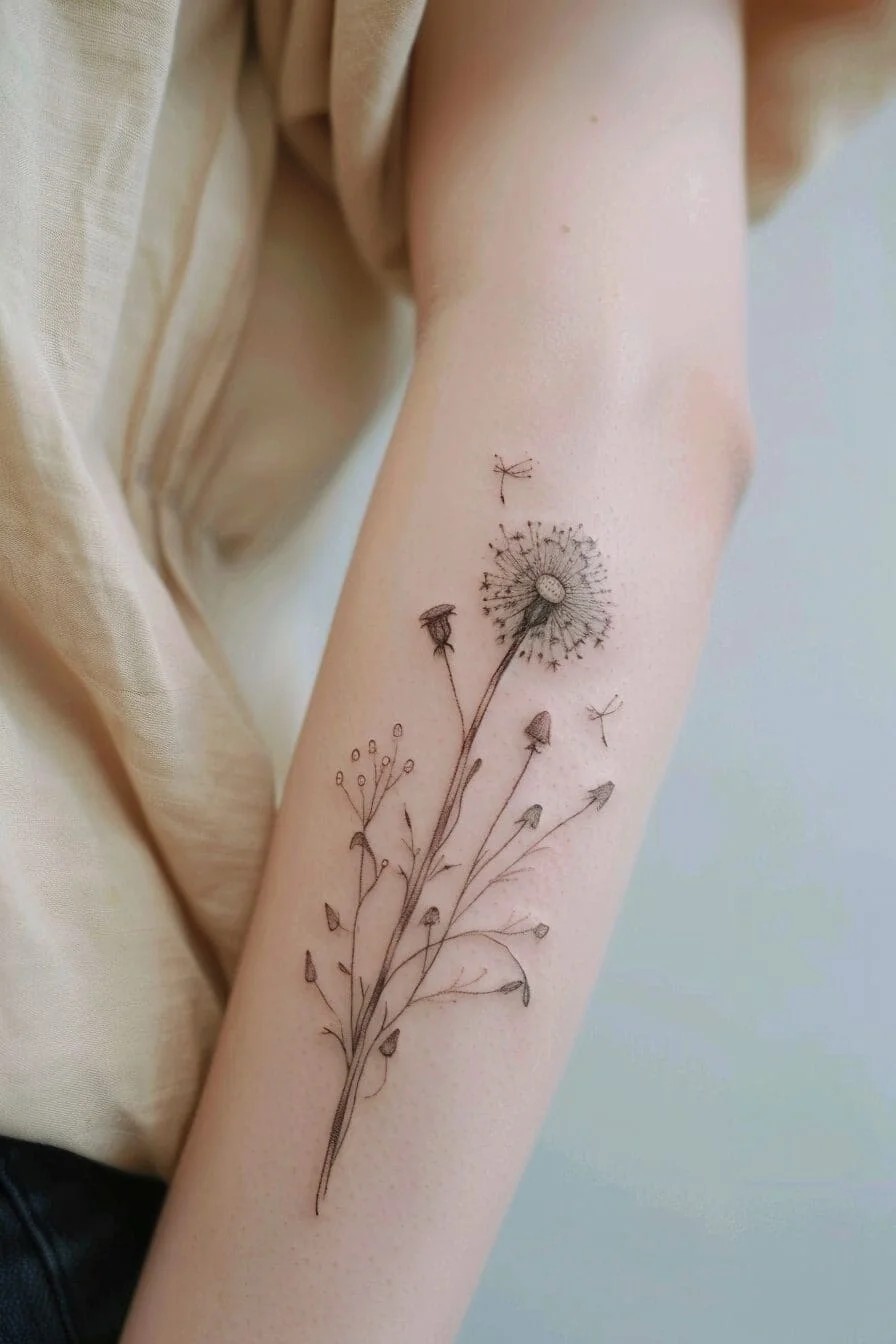 Dandelion Tattoo