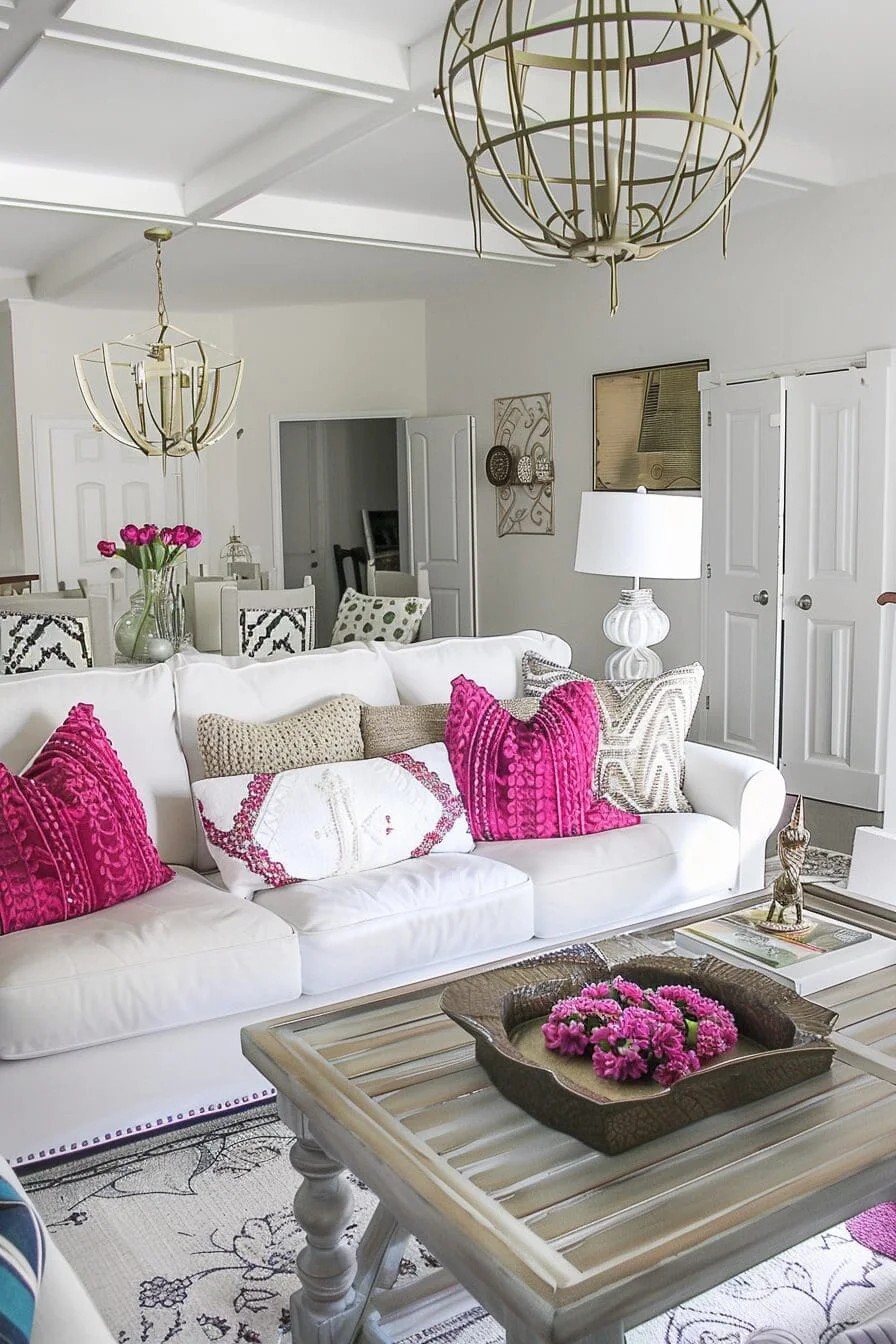 Pink Accent Pillows