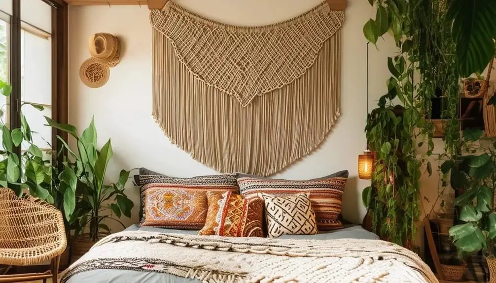 Macramé wall hangings